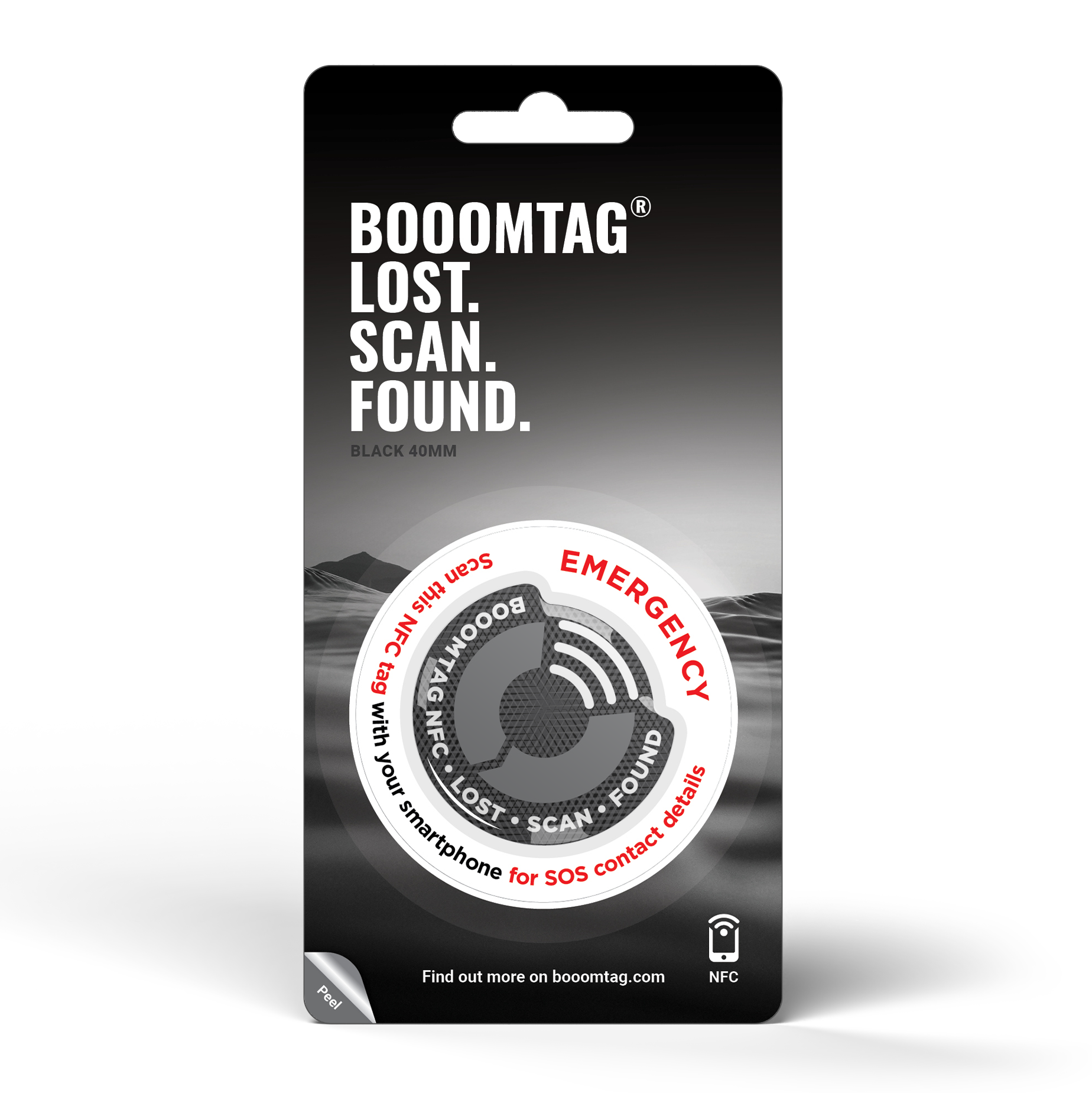 Booomtag® NFC Zwart