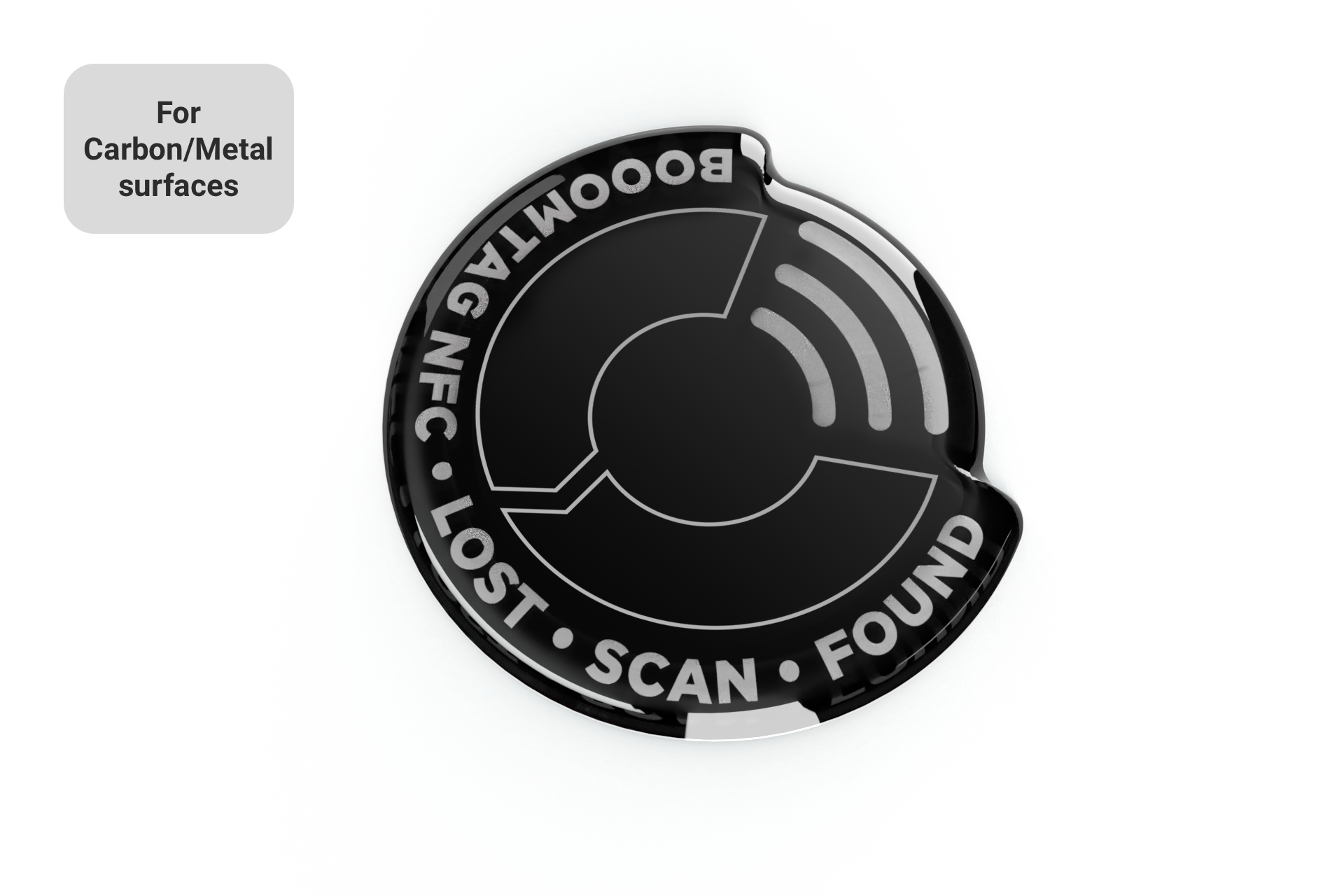 Booomtag® NFC Carbon / Metal