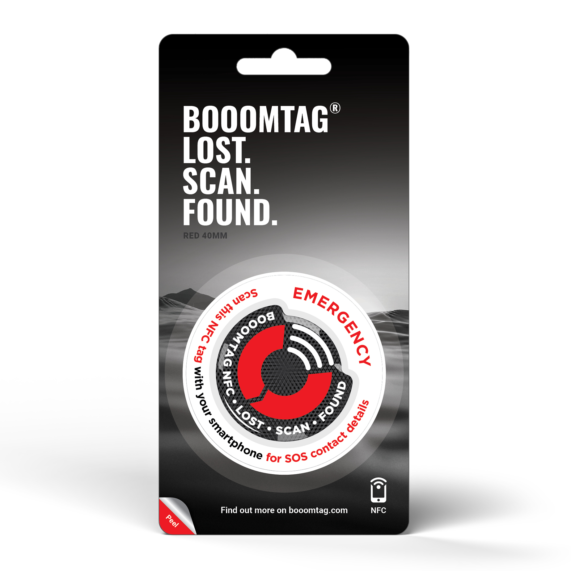 Booomtag® NFC Rood