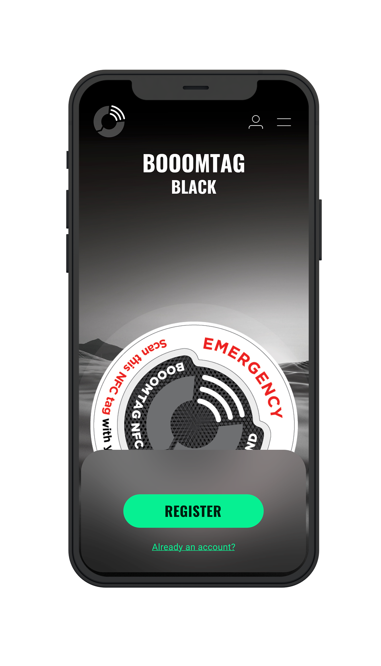 Booomtag® NFC Rot