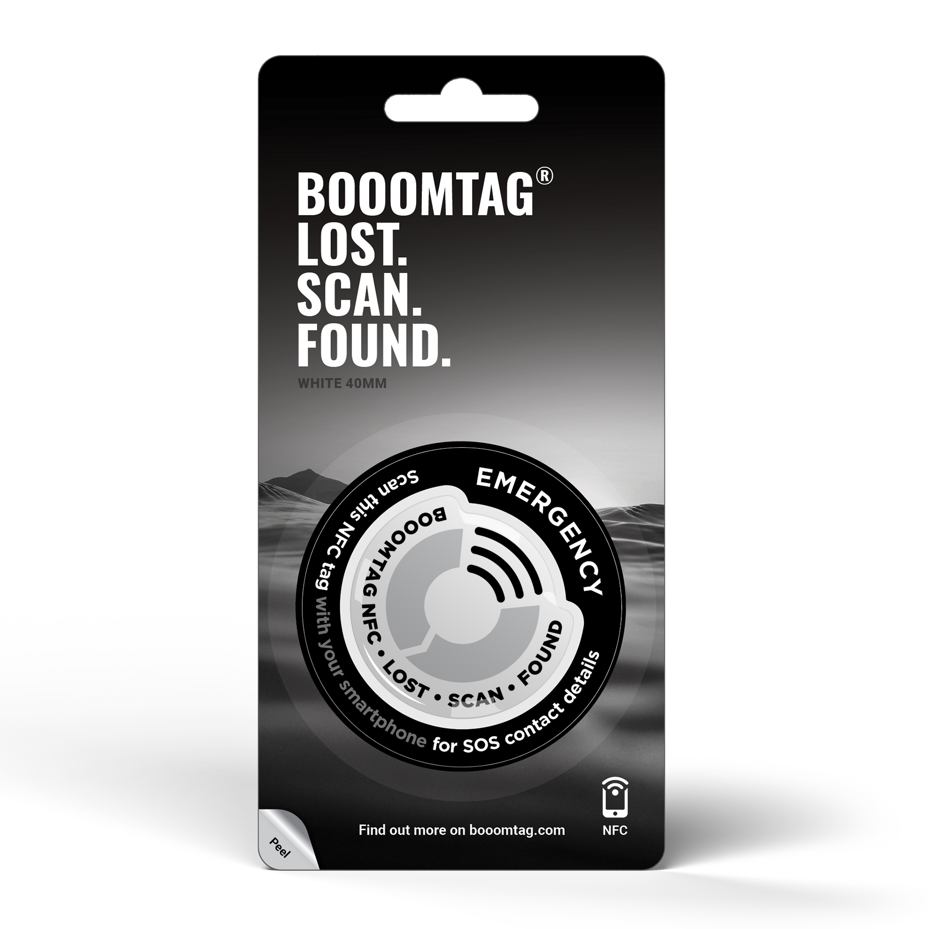 Booomtag® NFC Wit