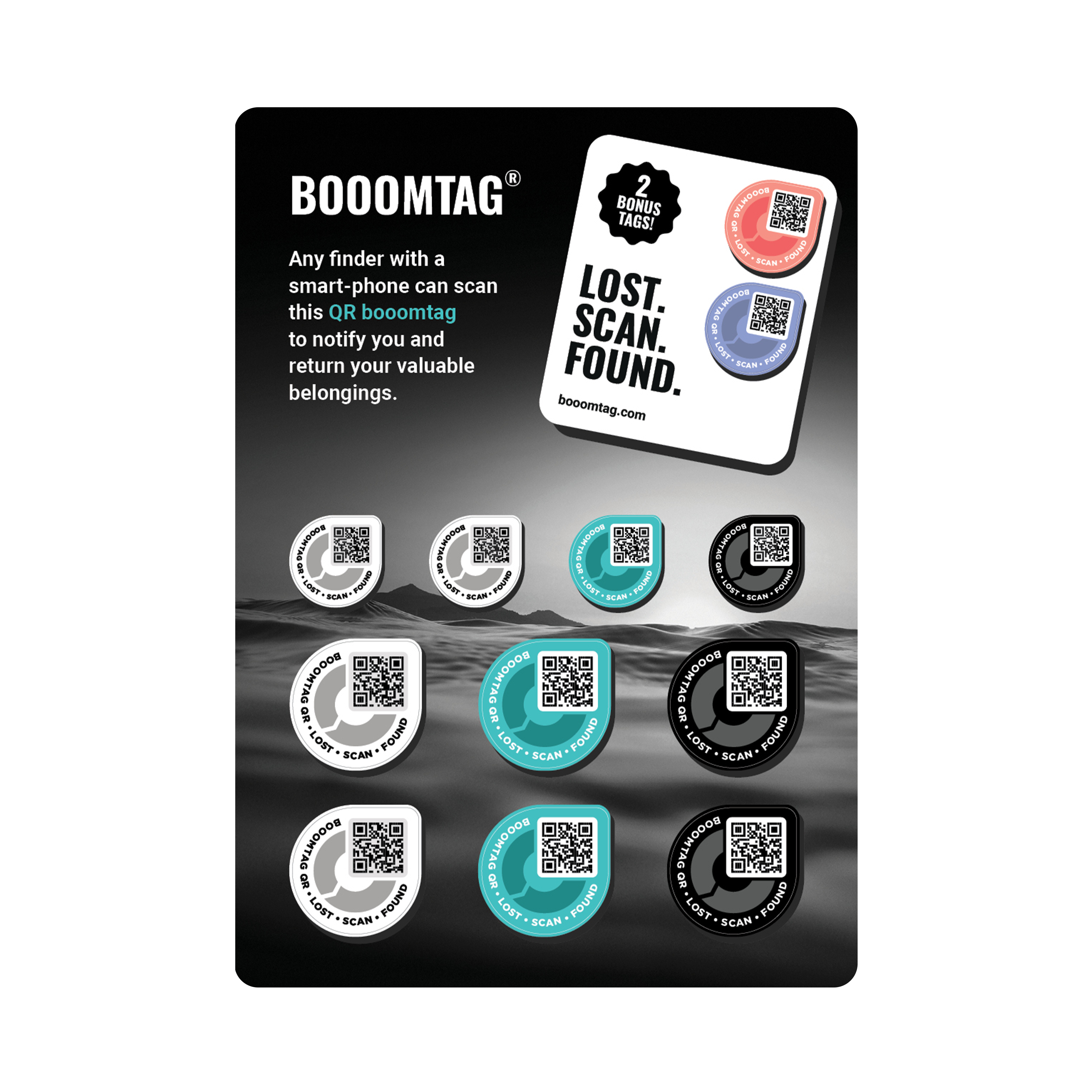 Booomtag® QR Stickers