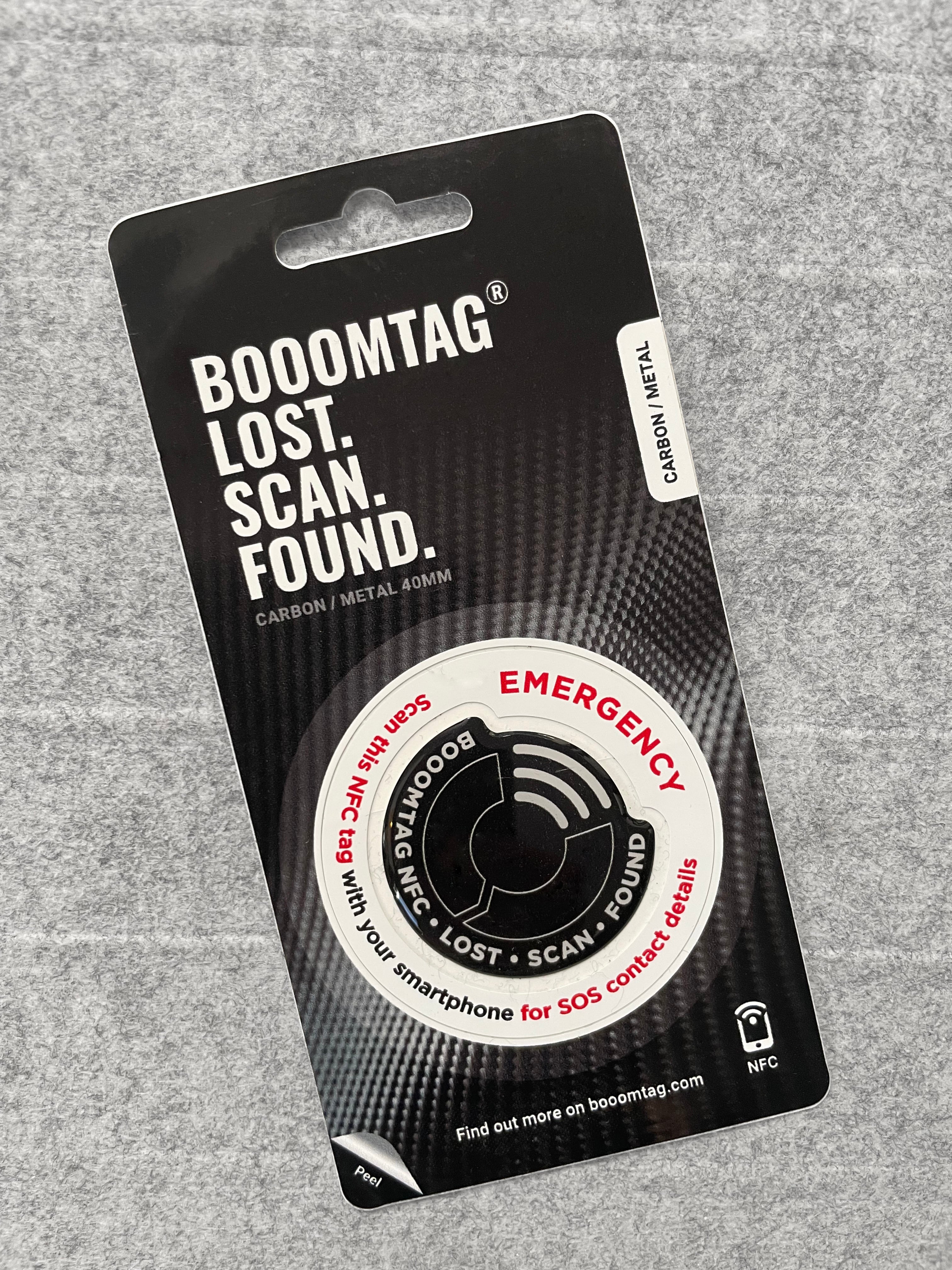 Booomtag® NFC Carbon / Metal 