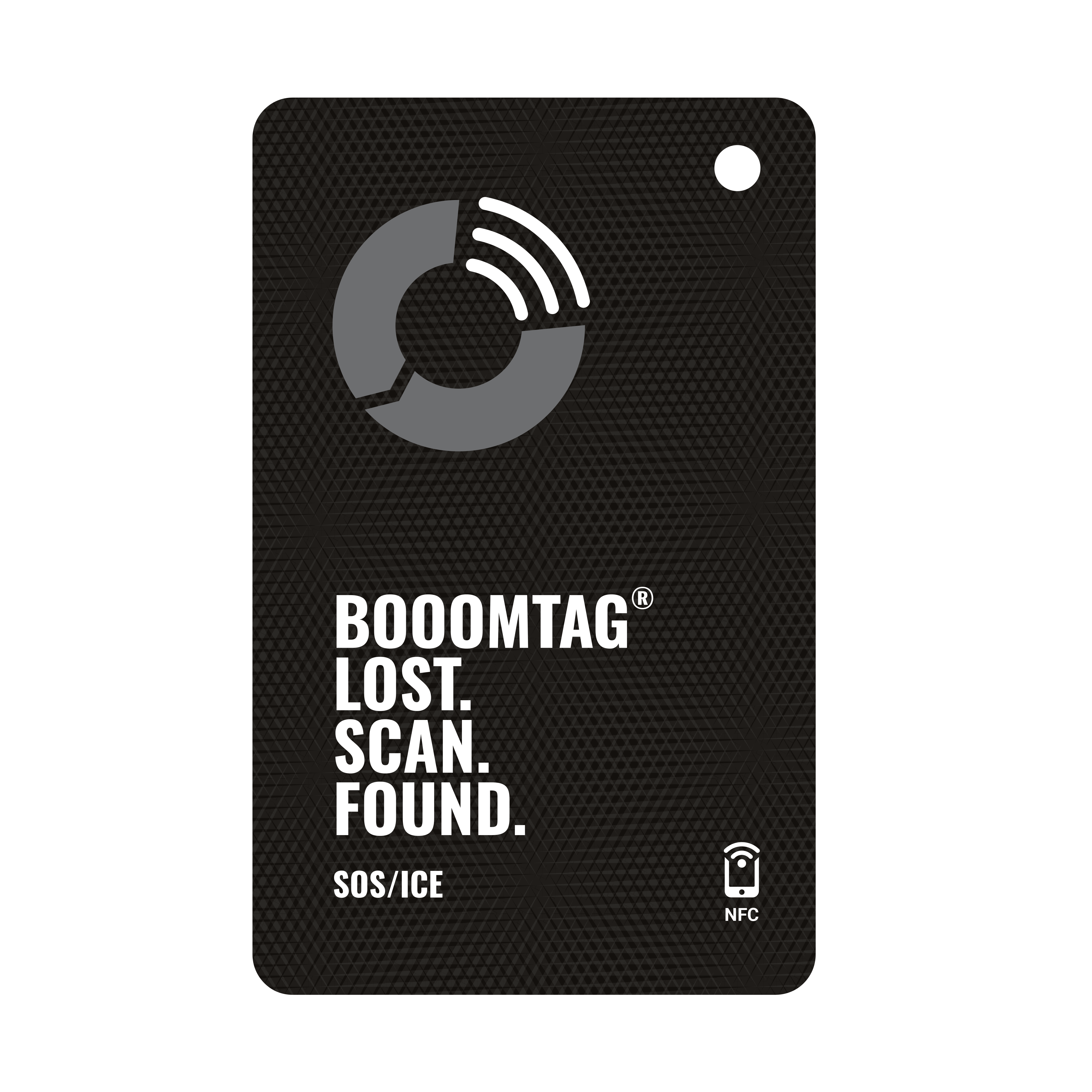 Booomtag® NFC Card Black